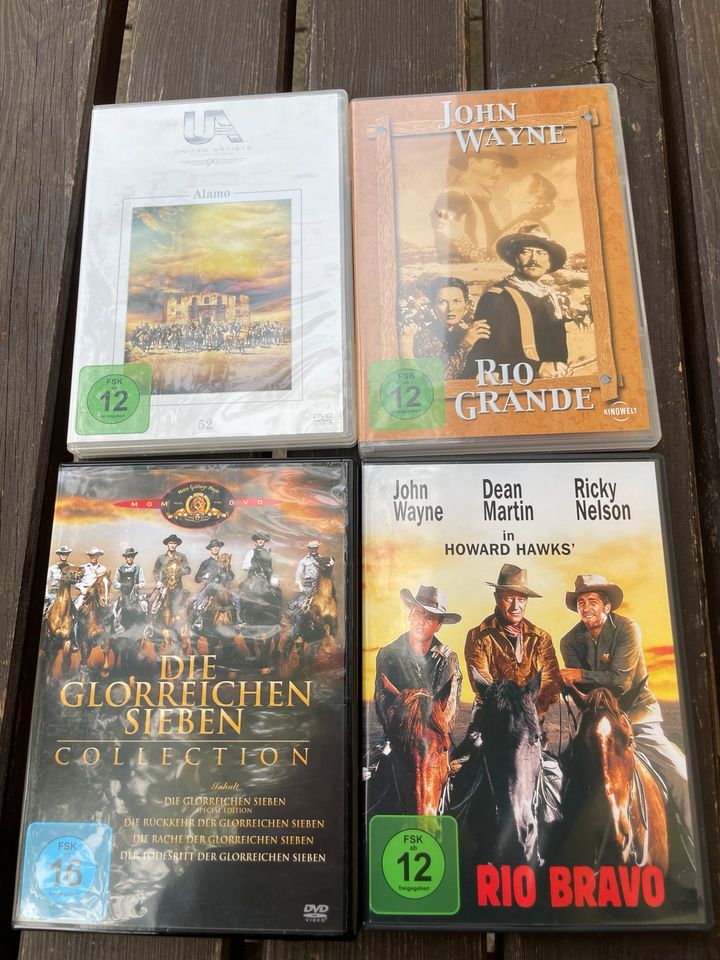 John Wayne / Western / DVD Sammlung / 7 Stück / inkl. Versand in Zirndorf