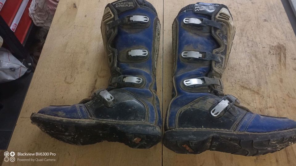 Motocross/Enduro Stiefel (sehr gebraucht) in Dorfchemnitz