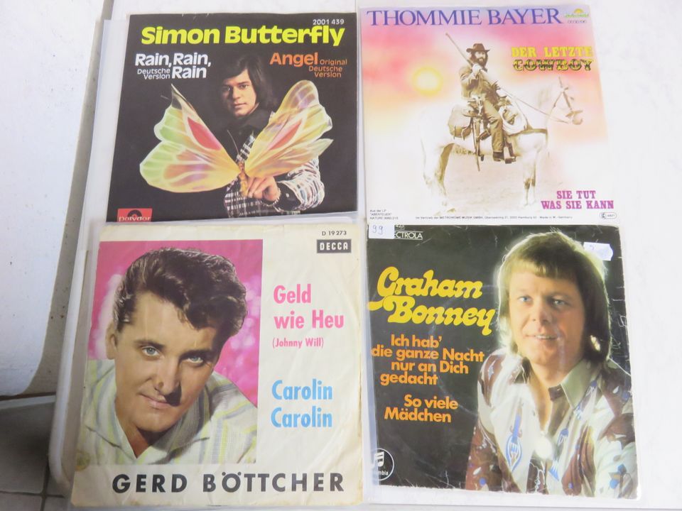 Schallplatten-Single-Vinyl- Schlager-Sammlung  1 in Graben (Lechfeld)