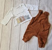 Set Shirt Tiere Zara, Latzhose Topomini, Größe 62 Bayern - Dingolfing Vorschau