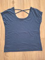 Wie NEU: EDC XS T-Shirt blau mit Rückenausschnitt & Schnürdetail Rheinland-Pfalz - Kasbach-Ohlenberg Vorschau
