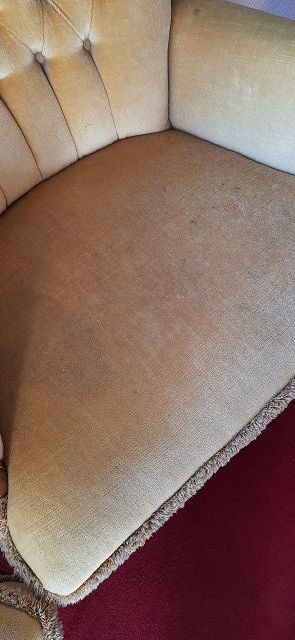 Sitzgarnitur, Couch, 3er Sofa, 2 Sessel, Tisch, Vintage, Retro in Hitzacker