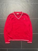 Lacoste Strick Pullover Cable Knit Sweater Rot S Damen Nordrhein-Westfalen - Wassenberg Vorschau