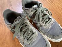 Sneaker Nike Air Force one af 1 gr 37,5 grün khaki beige sehr gut Bayern - Kronach Vorschau