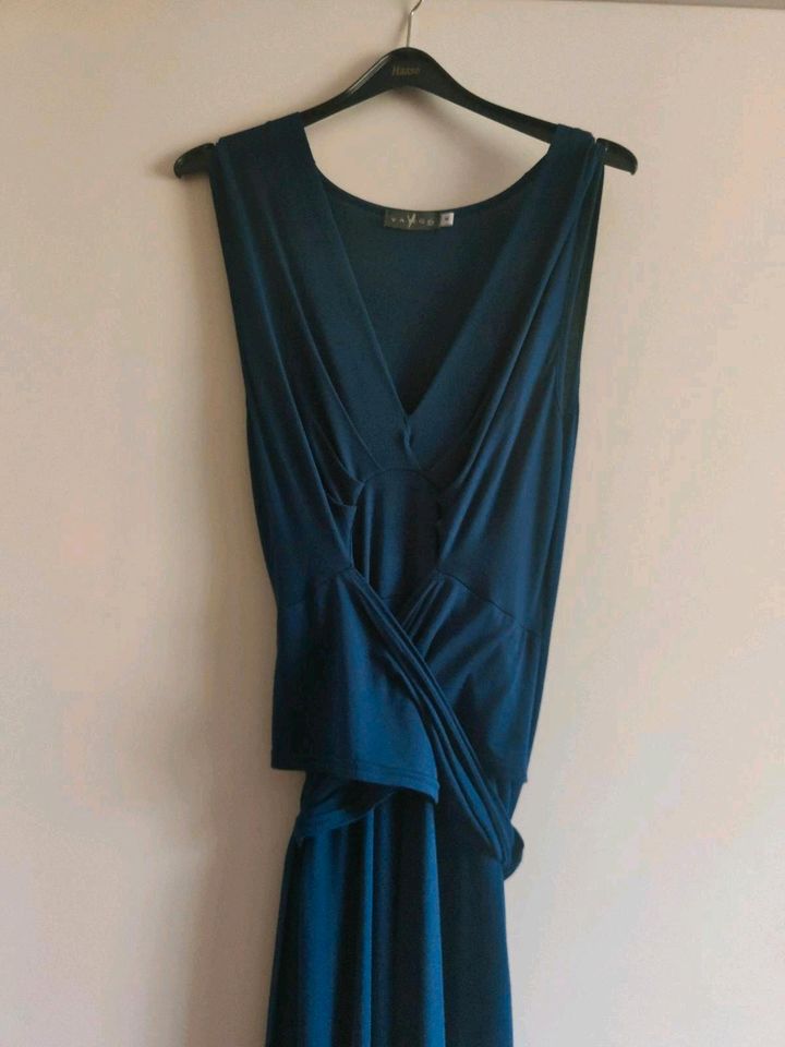 Neu Vango 40 42 ungetragen Kleid dunkelblau zum Binden in Haar