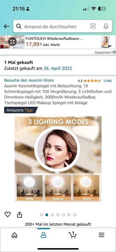 LED Kosmetikspiegel in Köln