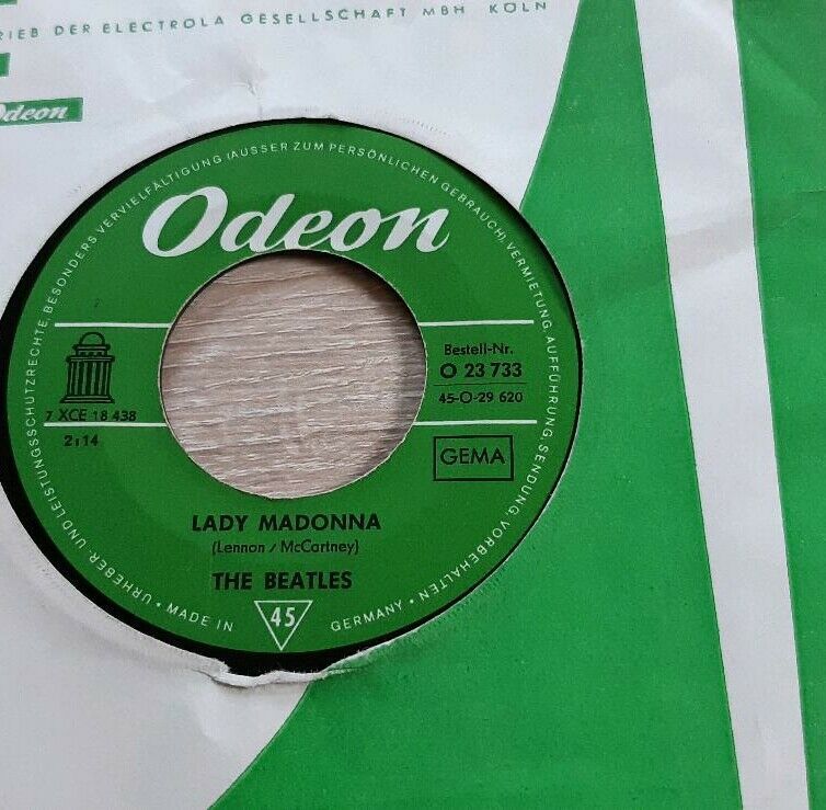 Vinyl Single Beatles Lady Madonna in Saarbrücken