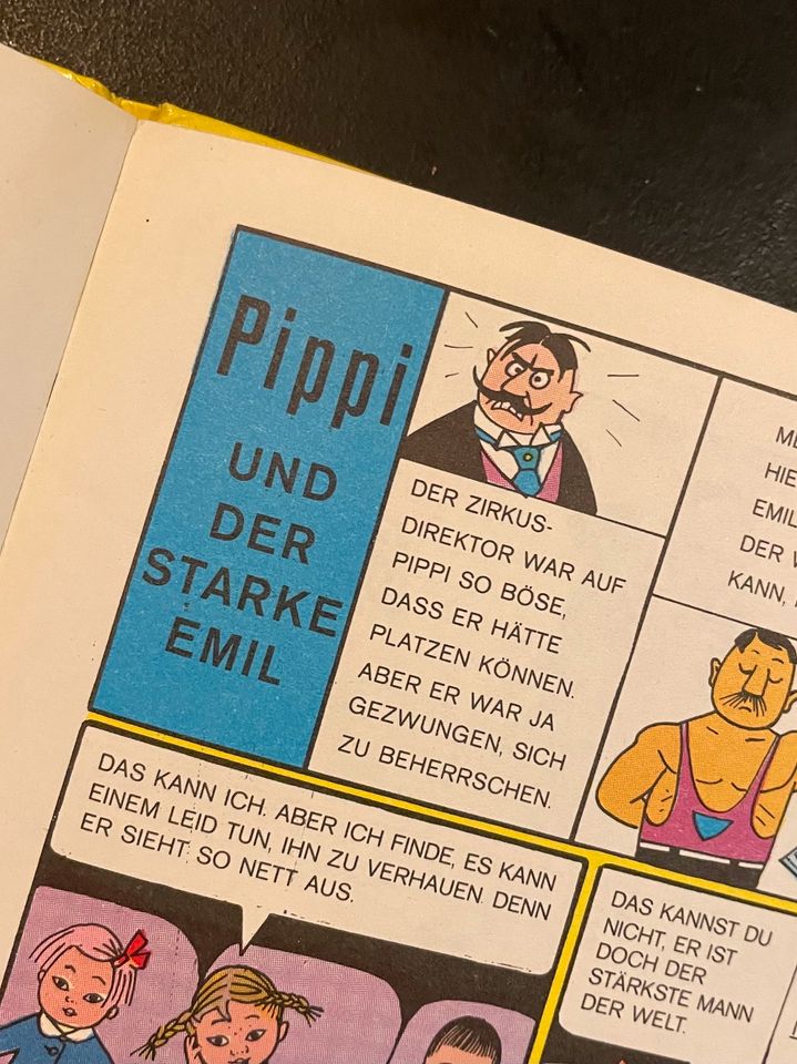 Altes PIPPI LANGSTRUMPF Comic (1970), Verlag Oetinger in Coburg