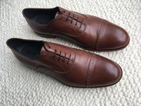 Hugo Boss Schuhe Größe 10 44,5 in braun, Ledersohle mit Gummipads Brandenburg - Potsdam Vorschau