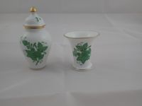 Original Herend Apponyi grün, Miniatur Set Vase und Phiole Berlin - Charlottenburg Vorschau