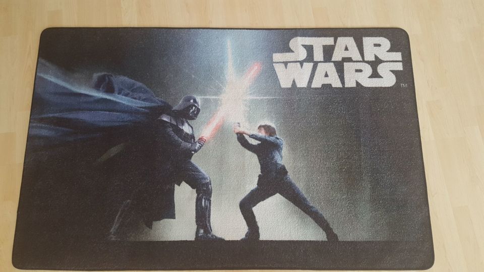 Star Wars Teppich (158,5x99,5 cm) und Fußmatte (69,5x50,5cm) zvk. in Rimbach