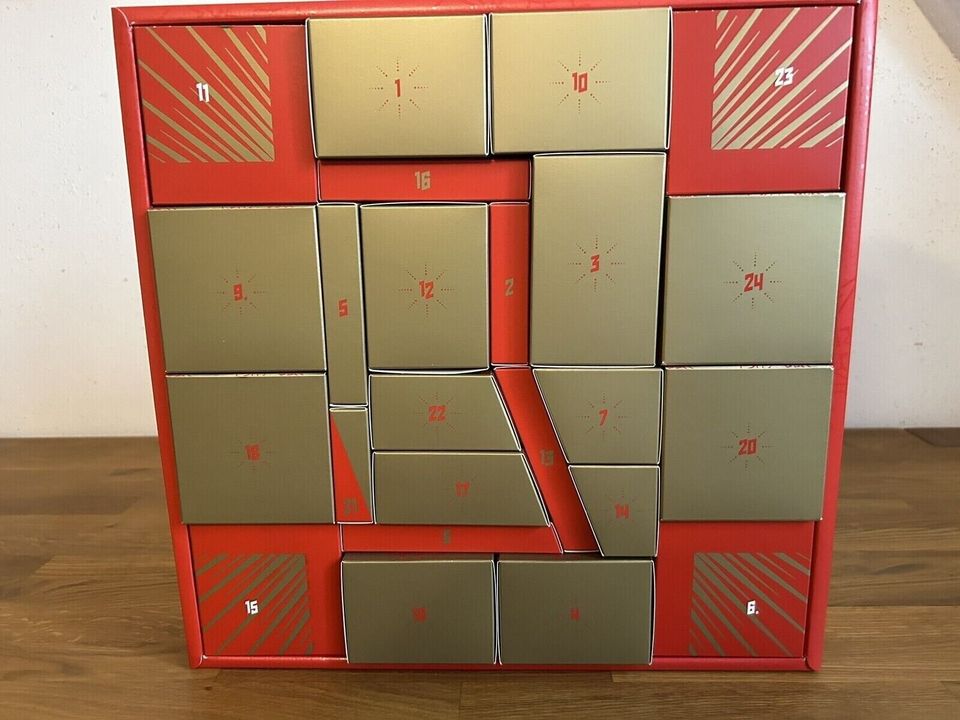 Rammstein Adventskalender 2023 Rot Gold Limited zum befüllen RAMM in Aschaffenburg