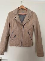 Only Wildleder Jacke beige Echtleder Baden-Württemberg - Müllheim Vorschau