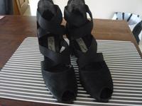 Damen Wildleder,High Heels,Absatz-Halbschuhe,Gr 39,Italy,schwarz Bayern - Ortenburg Vorschau