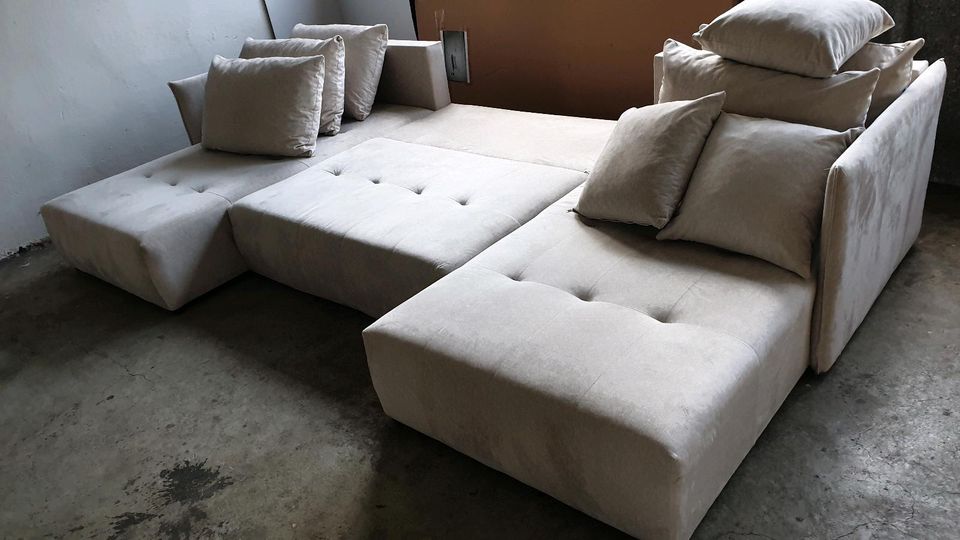 Lagerverkauf xxl Wohnlandschaft schlaffunktion neu-W Sofa Couch in Sundern (Sauerland)