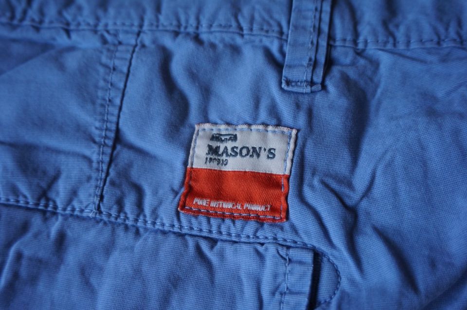 Masons Mason's Cargo Shorts Bermudas 50 blau Baumwolle in Ludwigshafen