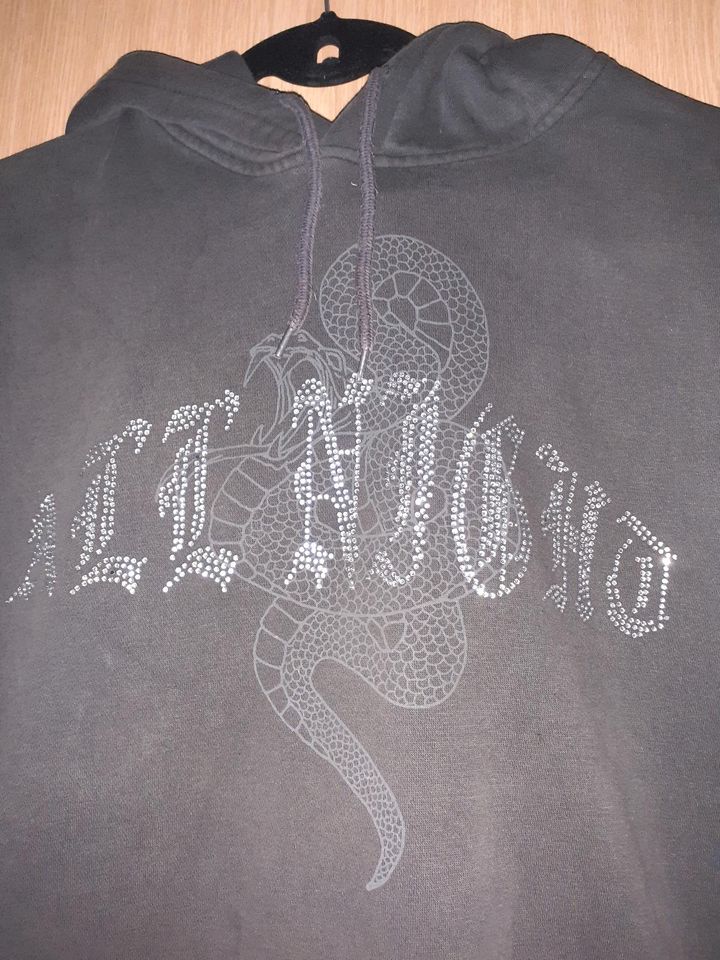 Hoodie Kapuzenpulli grau anthrazit Gr.XL in Zwoenitz