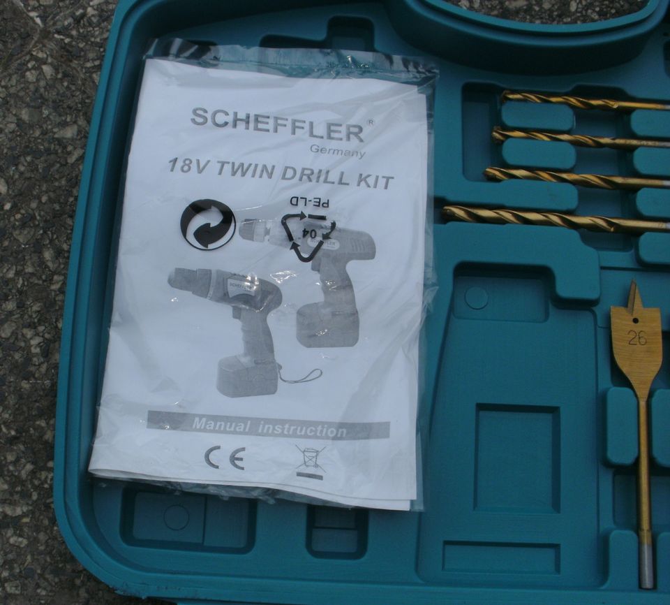 Neuer Scheffler 18 V Twin Drill Kit KCD071 Akkubohrer; NP 500 € in Dietfurt an der Altmühl