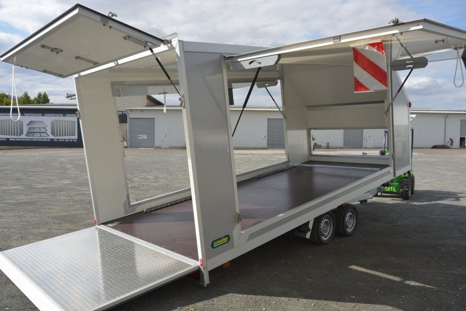 ❗❗❗SONDERPREIS ❗❗❗ UNSINN UKF 5423-35-13 FAHRZEUGTRANSPORTER geschlossen Kfz-Trailer Anhänger FTK 3554-13-2350 3448 3,5t Autotrailer Tieflader Box Koffer Rennsport Tuning Rennwagen Finanzierung in Leipzig