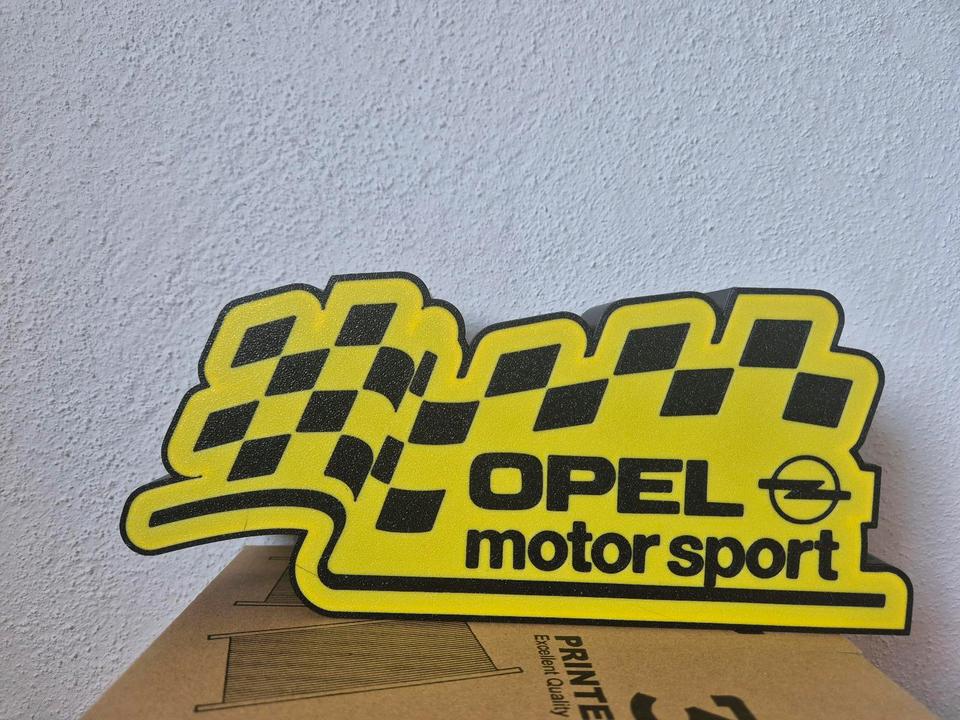 Opel Motorsport Rallye Leuchtbox c20xe c20let z20let OPC GSi in Oberhausen