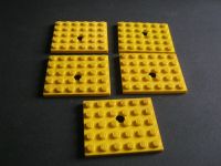 Lego - 5 alte gelbe Platten m. Loch (J17) Nordrhein-Westfalen - Löhne Vorschau