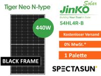 ☀️1 Palette 440 W Jinko Tiger Neo JKM440N-54HL4R-V✅Black Frame Solarmodul Solarpanel.✅Versand kostenlos☀️Spectasun Berlin - Tempelhof Vorschau