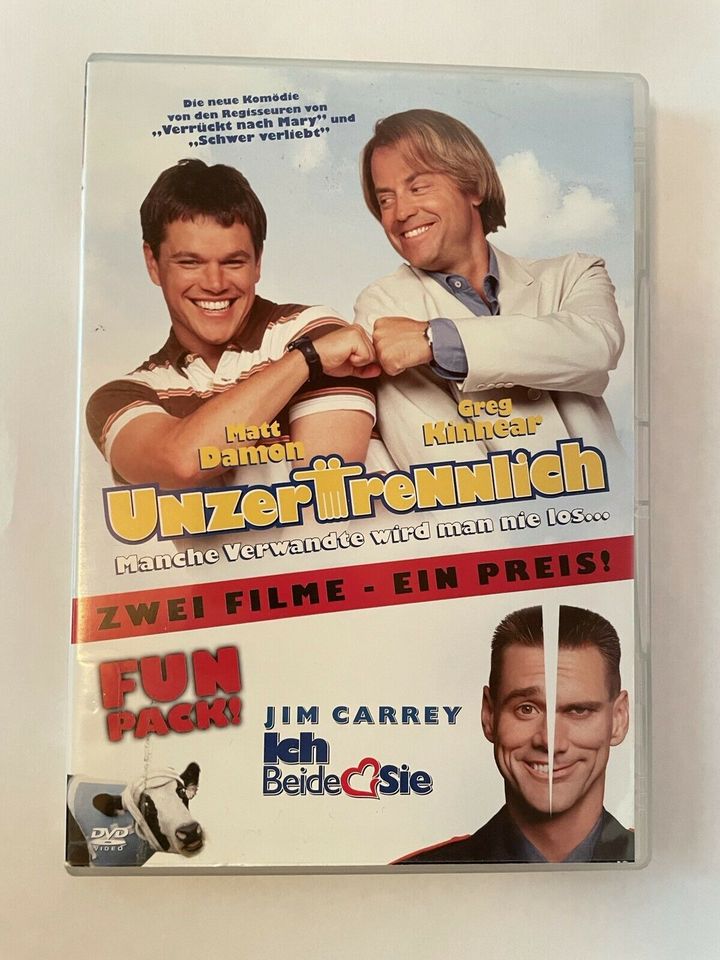 Unzertrennlich + Ich Beide & Sie - 2 DVDs, Jim Carrey - Komödie in Bremen