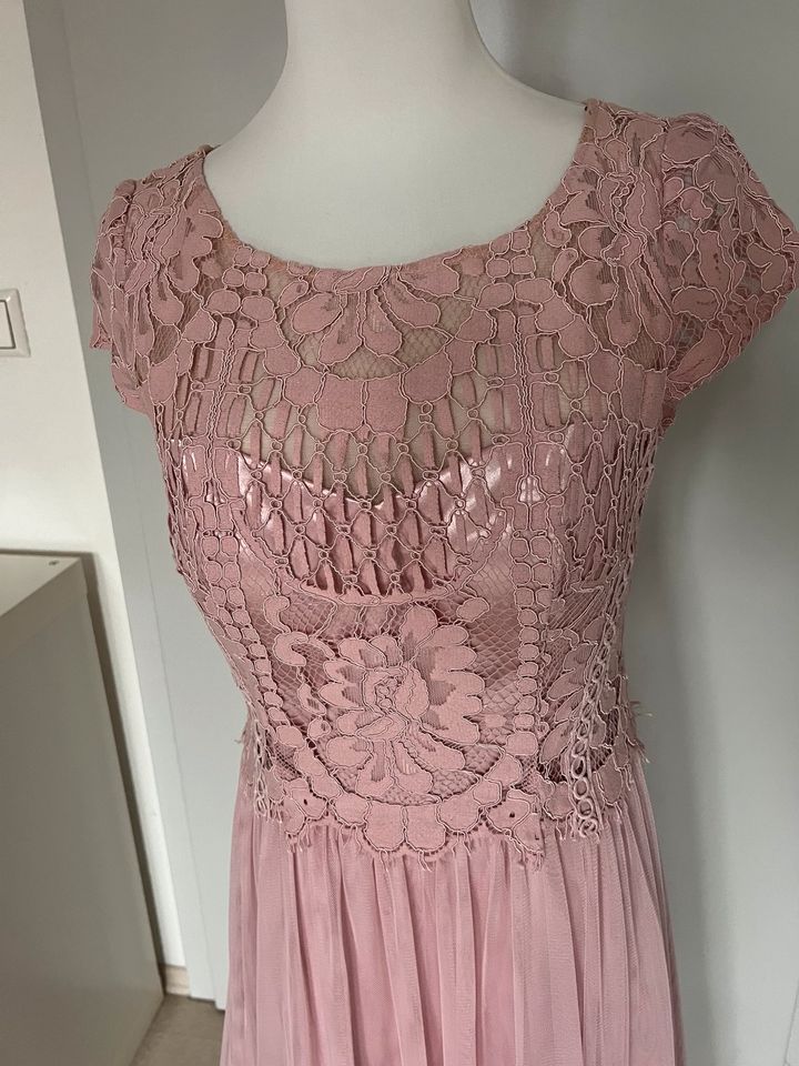 Vera Mont Kleid Gr 36 rose neu Hochzeit Ball Abschluss Abendkl in Ehningen