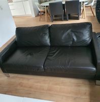 Ledersofa EchtLeder von Ostermann braun/schwarz Nordrhein-Westfalen - Remscheid Vorschau