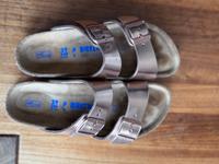 Birkenstock Arizona rosé metall Gr 39 München - Sendling Vorschau