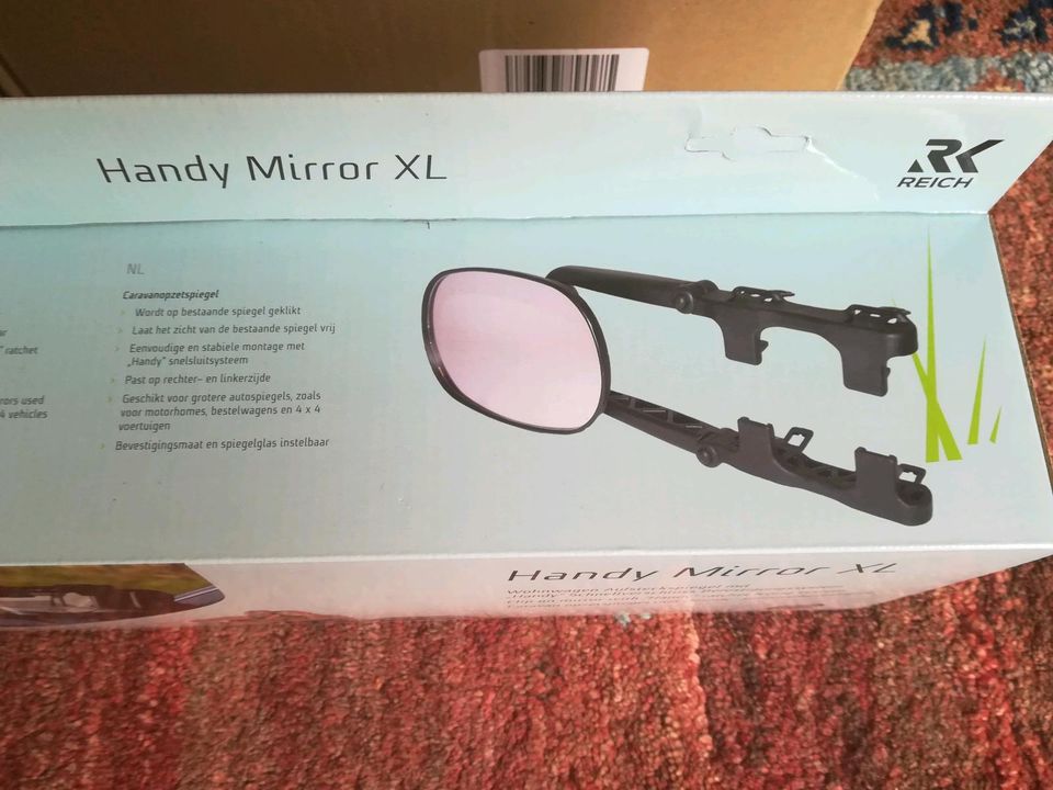 Wohnwagen Aufsteckspiegel Handy Mirror XL in Kierspe