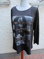 Zizzi Shirt Pullover 48/50 grau Frontdruck Bayern - Landshut Vorschau