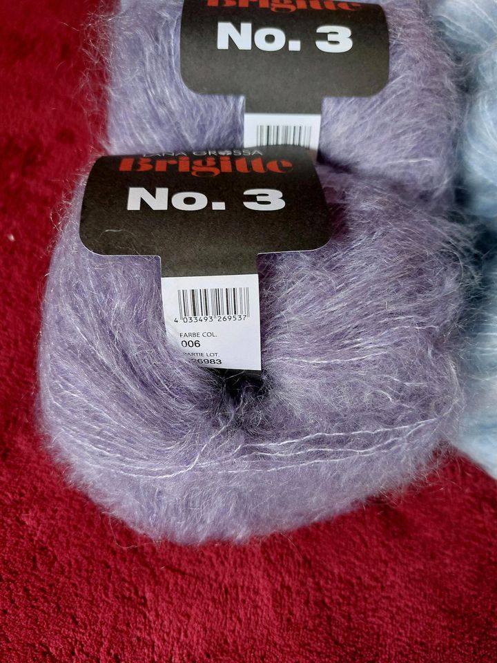 Lana Grossa Wolle, Brigitte No.3, weich u flauschig, Mohair in Wessobrunn