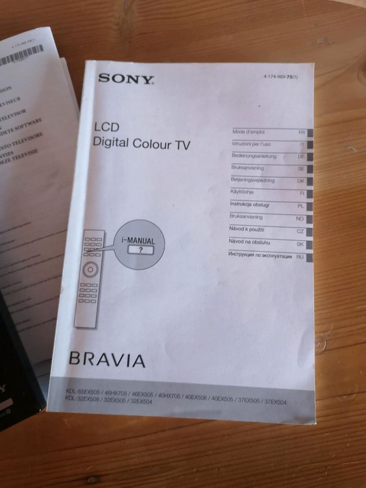 Sony Bravia Fernseher KDL-46EX505 in Hohenstein