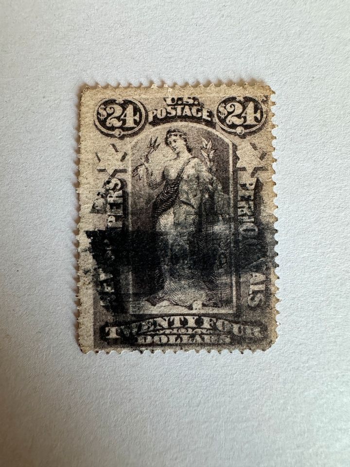 Briefmarke USA 24 Dollar in Saarlouis