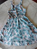152 158 164 H&M Sommer Kleid grau lachs Palmen Niedersachsen - Achim Vorschau