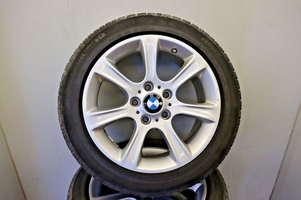 BMW 3er 17 Zoll Alufelgen + Winterreifen 225/50 R17 5-6mm in Berlin