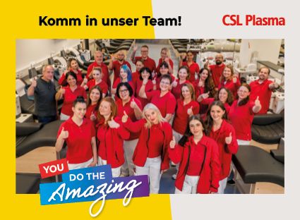 CSL Plasma Nürnberg sucht Medizinische Fachangestellte in Nürnberg (Mittelfr)