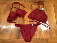 NEU Censored Bikini L 40 rot Spitze Damen 3-tlg. Set Bügel Surfer Baden-Württemberg - Gutach (Schwarzwaldbahn) Vorschau
