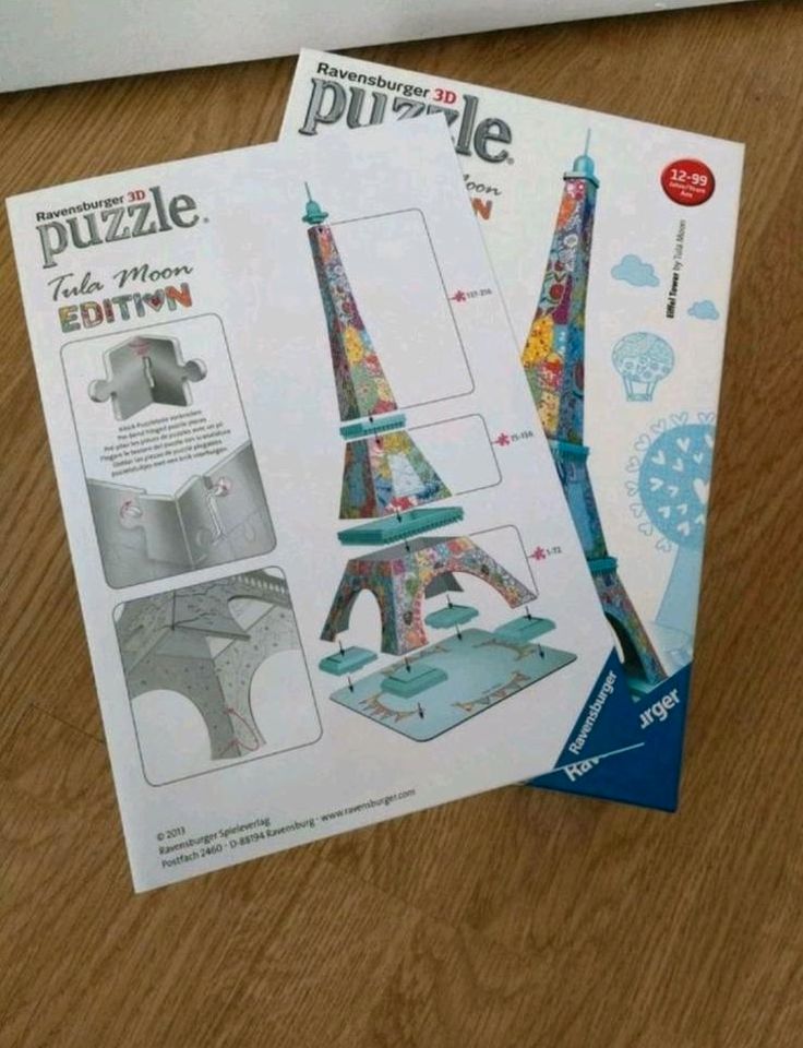 Ravensburger 3D Puzzle Eiffelturm Eiffel Tower by Tula Moon in Minden