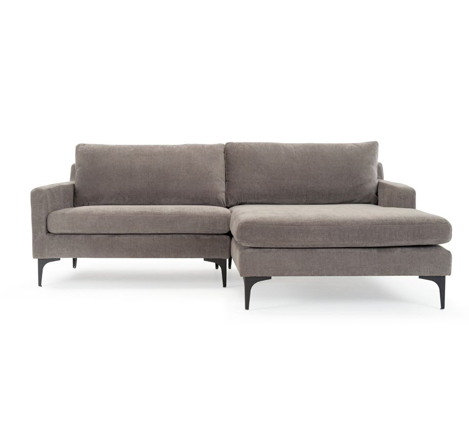 SOFACOMPANY Astha Sofa Récamiere Rechts Danny Steel Grey in Berlin