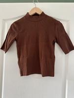 T-Shirt Kragenshirt Zara braun Sachsen - Radebeul Vorschau