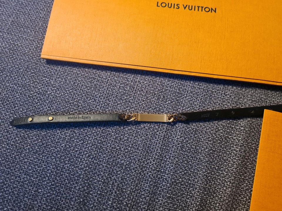 Louis Vuitton Say My Name Armband braun gold ungetragen M8017F in Bad Langensalza