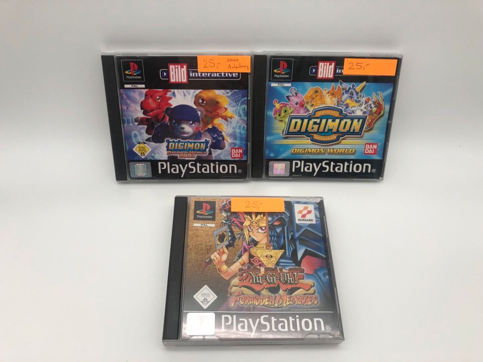 PlayStation Yugioh + Digimon World 2003 in Helmstedt