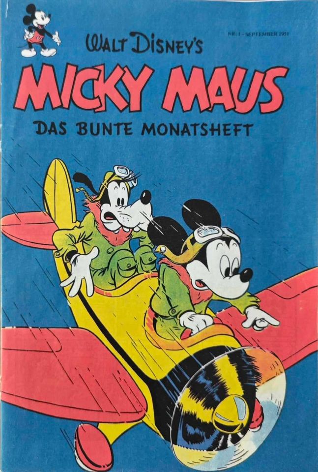 Walt Disney’s Micky Maus. Das bunte Monatsheft. Nr. 1 –September in Dresden