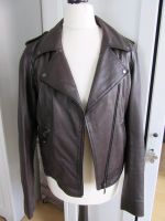 Hallhuber Lederjacke Bikerjacke lila braun aubergine Gr. 36 Baden-Württemberg - Sindelfingen Vorschau