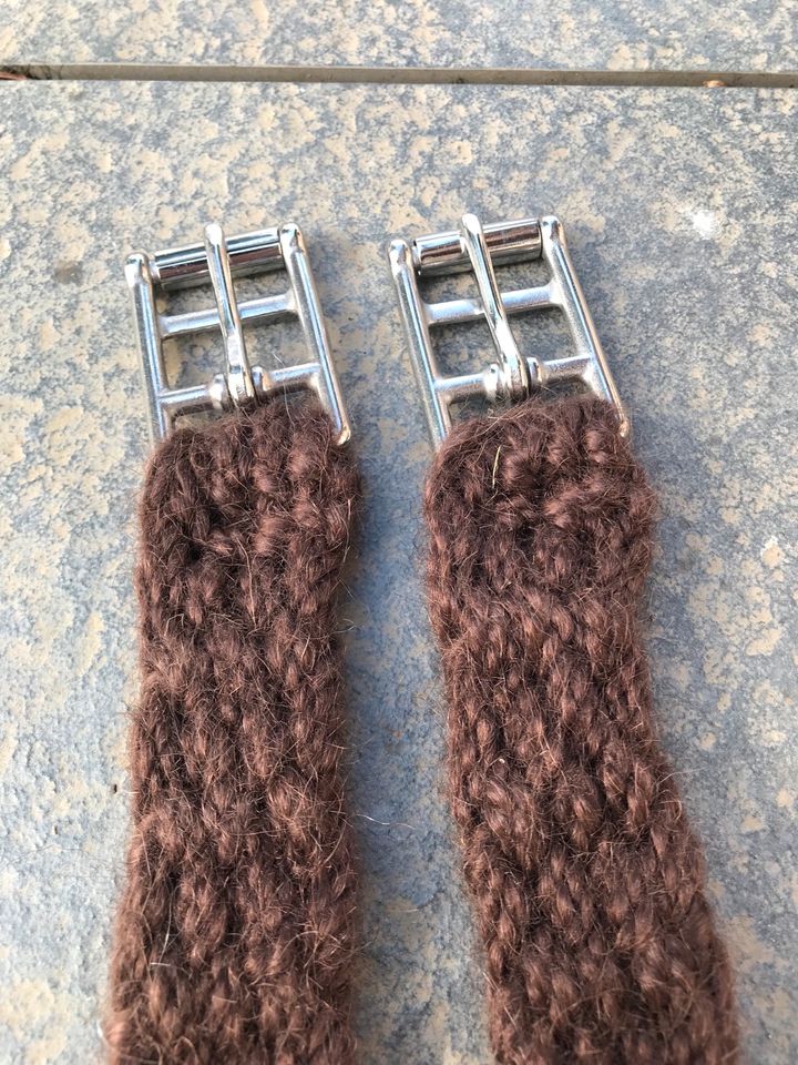 Mohair Sattelgurt * Handgefertigt * 145 cm * Pferd * Reitbedarf in Tanna