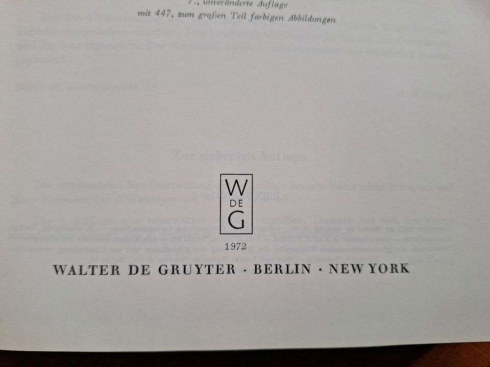 Anatomie des Menschen Band 1+2 von 1972 in Bergkamen