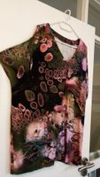 Kurzarm-Shirt/ Top mit Blumenprint Gr. ca. 52/ 54 Niedersachsen - Delmenhorst Vorschau