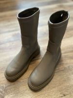 Plateaustiefelette Plateau Schuhe Boots Damen beige H&M Größe 39 Nordrhein-Westfalen - Metelen Vorschau